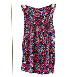 Torrid Size 1 Multi Colored Leopard Mini Dress